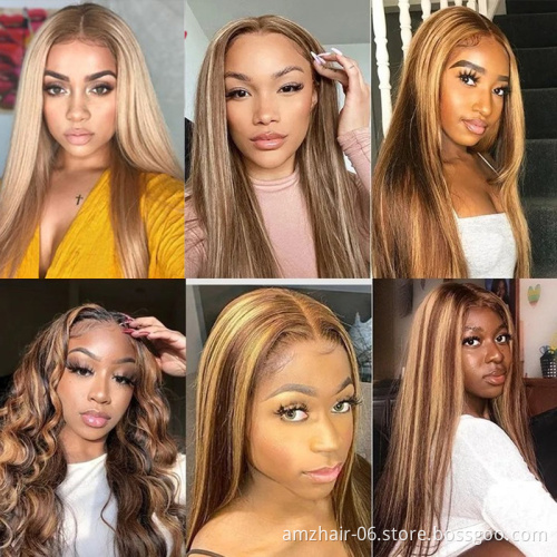 Yeswigs 13X4 13X6 Swiss HD Lace Frontal  Wholesale Raw Indian Human Hair 4X4 5X5 Pre Plucked  Lace Closure Brown Color Straight